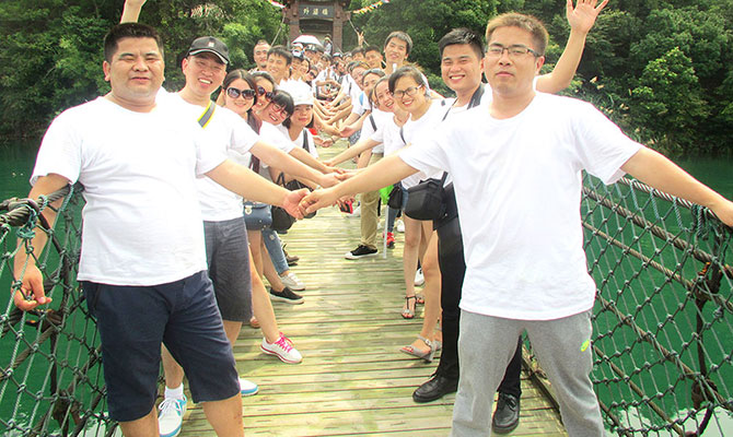 保定物聯網卡平臺之搜浪團隊柘林湖出游